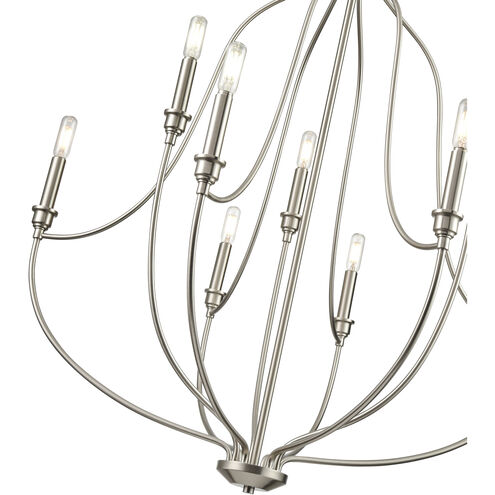 Senoia 9 Light 32.5 inch Brushed Nickel Chandelier Ceiling Light